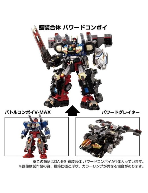 Takara Tomy Diaclone Reboot DA-92 Armor Wrap Combination Powered Convoy