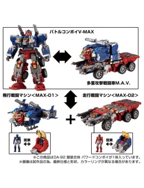 Takara Tomy Diaclone Reboot DA-92 Armor Wrap Combination Powered Convoy