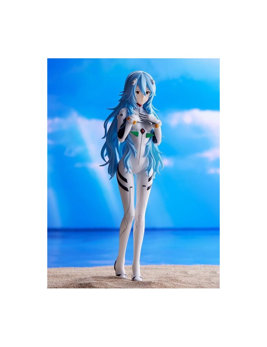 Sega Super Premium Size Figure Rebuild of Evangelion Rei Ayanami Long Hair Version Sega Super Premium Size Figure Rebuild of Evangelion Rei Ayanami Long Hair Version