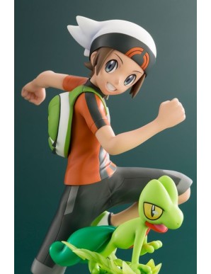 Kotobukiya ARTFX J Pokemon Series Brendon and Treecko