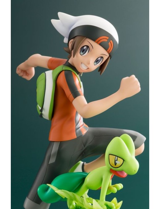 Kotobukiya ARTFX J Pokemon Series Brendon and Treecko
