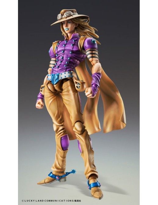 Medicos Super Action Statue JoJo's Bizarre Adventure Steel Ball Run Gyro Zeppelli Version 1.5
