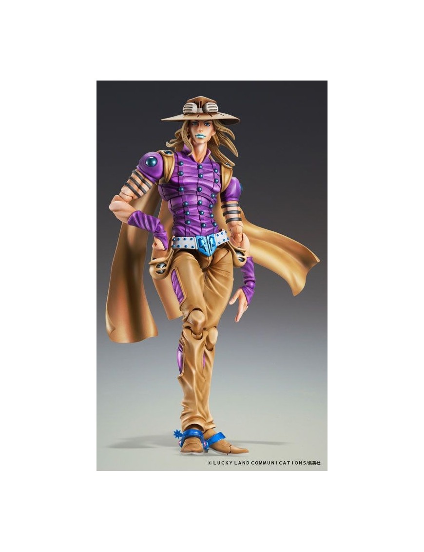 Medicos Super Action Statue JoJo's Bizarre Adventure Steel Ball Run Gyro Zeppelli Version 1.5