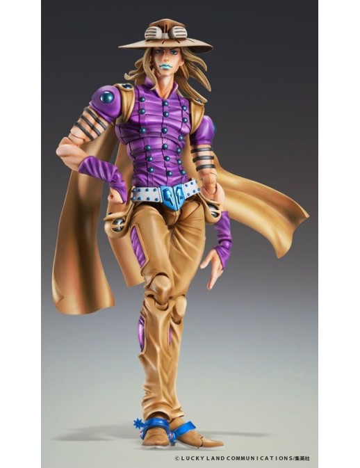 Medicos Super Action Statue JoJo's Bizarre Adventure Steel Ball Run Gyro Zeppelli Version 1.5