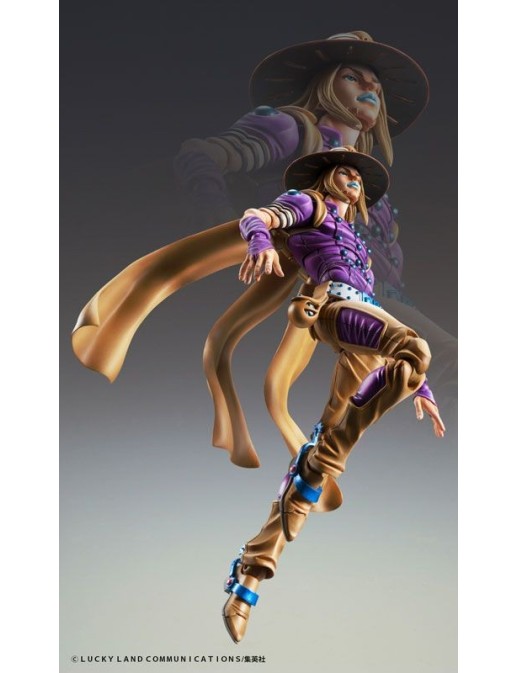 Medicos Super Action Statue JoJo's Bizarre Adventure Steel Ball Run Gyro Zeppelli Version 1.5