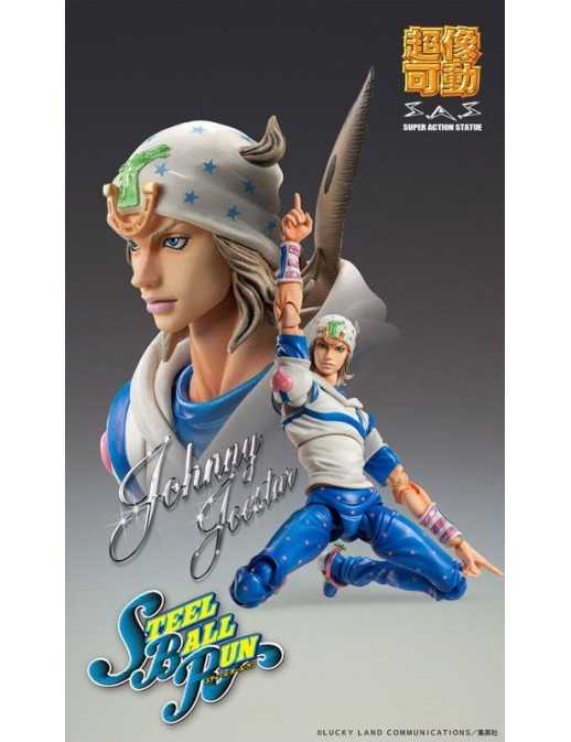 Medicos Super Action Statue JoJo's Bizarre Adventure Steel Ball Run Johnny Joestar