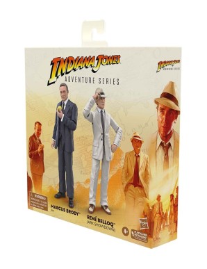 Hasbro Indiana Jones Adventure Series Indiana Jones Raiders of the Lost Ark Marcus Brody & René Belloq Ark Showdown