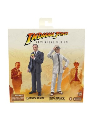 Hasbro Indiana Jones Adventure Series Indiana Jones Raiders of the Lost Ark Marcus Brody & René Belloq Ark Showdown