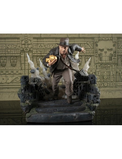 Diamond Select Toys Raiders of the Lost Ark Gallery Indiana Jones Deluxe Figure Diorama