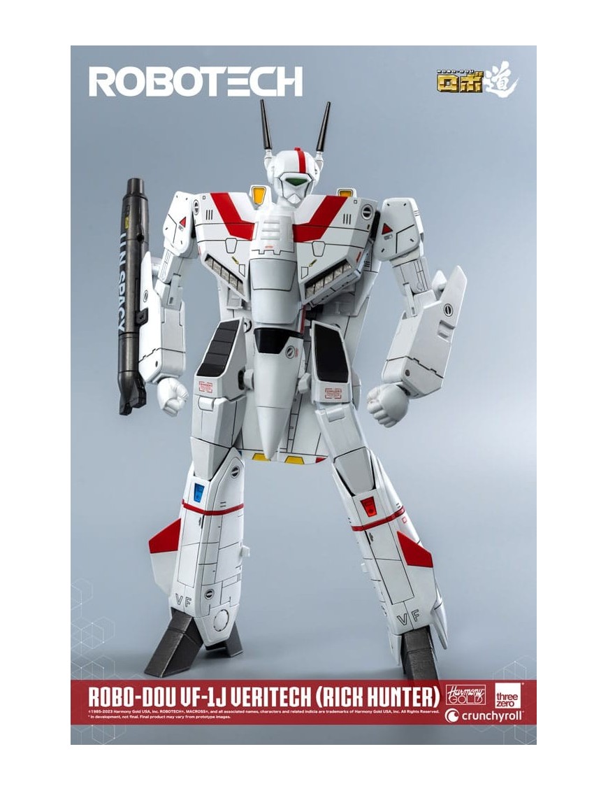 Threezero ROBO-DOU Robotech VF-1J Veritech Rick Hunter Use Threezero ROBO-DOU Robotech VF-1J Veritech Rick Hunter Use
